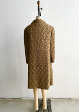 Load image into Gallery viewer, 1960&#39;s Holt Renfrew Gold Lurex Brocade Coat
