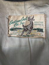 Load image into Gallery viewer, Late 1950&#39;s Chocolate Brown Long Deerskin Leather Jacket