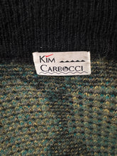 Load image into Gallery viewer, 1980s Intarsia Knit Sweater Jacket