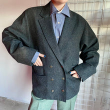 Load image into Gallery viewer, 1980&#39;s Mister Leonard Grey Blazer with Accent Silver Buttons