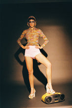 Load image into Gallery viewer, 1960&#39;s Hot Pink Lacy High Waist Panties