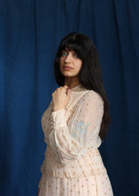 Load image into Gallery viewer, 1960's Champagne  Silk Diamond Maxi Dress