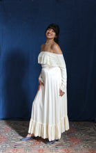 Load image into Gallery viewer, 1970's Gunne Sax Cream Lace Dress