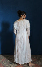 Load image into Gallery viewer, Antique White Sheer Cotton Lace Dress- Super Rare Large Size