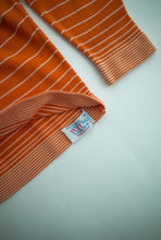 Load image into Gallery viewer, 1960's  Tangerine  Stripe Light Sweater