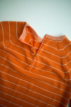 Load image into Gallery viewer, 1960's  Tangerine  Stripe Light Sweater