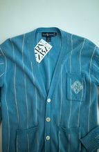 Load image into Gallery viewer, 1980's Ralph Lauren Blue Knit Cardigan