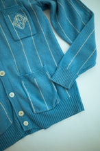 Load image into Gallery viewer, 1980's Ralph Lauren Blue Knit Cardigan