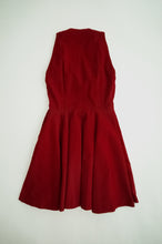 Load image into Gallery viewer, 1950's Red Corduroy Cheer Outfit