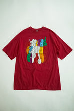 Load image into Gallery viewer, 1990's Marithe Francois Girbaud Dark Pink Graphic Tee