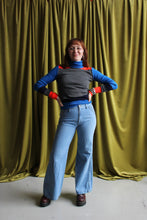 Load image into Gallery viewer, 1970's Light Wash High Waisted Bell Bottom Jeans