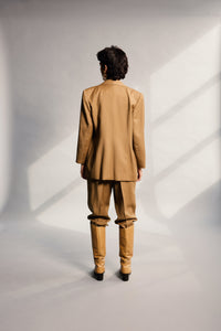 1990's Braemar Camel Two Piece Suit