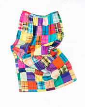 Load image into Gallery viewer, Rainbow Patchwork Plaid Maxi Skirt