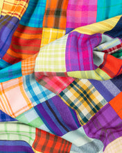 Load image into Gallery viewer, Rainbow Patchwork Plaid Maxi Skirt