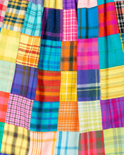 Load image into Gallery viewer, Rainbow Patchwork Plaid Maxi Skirt