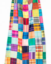 Load image into Gallery viewer, Rainbow Patchwork Plaid Maxi Skirt