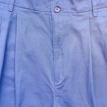 Load image into Gallery viewer, Periwinkle  High Rise Pleated Shorts w 29&quot;