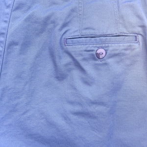 Periwinkle  High Rise Pleated Shorts w 29"