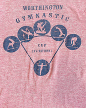 Load image into Gallery viewer, 70s Red Gymnastics Ringer T-Shirt
