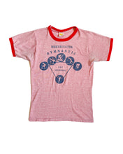 Load image into Gallery viewer, 70s Red Gymnastics Ringer T-Shirt