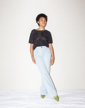 Load image into Gallery viewer, Light Wash Denim Flares