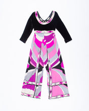 Load image into Gallery viewer, 1960s Pucci Silk jersey and velvet palazzo jumpsuit