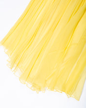 Load image into Gallery viewer, 1930s Organdy Buttercup yellow  gown, as is