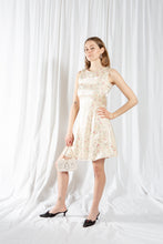 Load image into Gallery viewer, 90s Pink and Cream Floral Dress