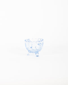 Blue Glass  Footed Sugar Bowl /Candy Dish