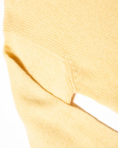 Butter Yellow Wool Cardigan