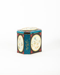 Bamboo Motif Biscuit Tin