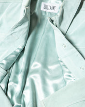 Load image into Gallery viewer, Sale -Mint Green Suede Jacket