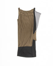 Load image into Gallery viewer, Black and Olive Designer Dress
