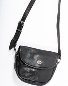 Roots Leather Crossbody Handbag