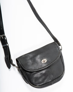 Roots Leather Crossbody Handbag