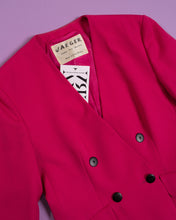 Load image into Gallery viewer, Hot Pink Cropped Blazer by Jaeger