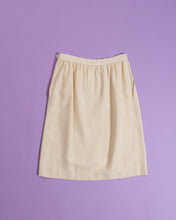 Load image into Gallery viewer, 1970s Chanel Cream Silk Skirt