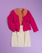 Load image into Gallery viewer, Hot Pink Cropped Blazer by Jaeger