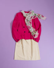Load image into Gallery viewer, 1970s Chanel Cream Silk Skirt