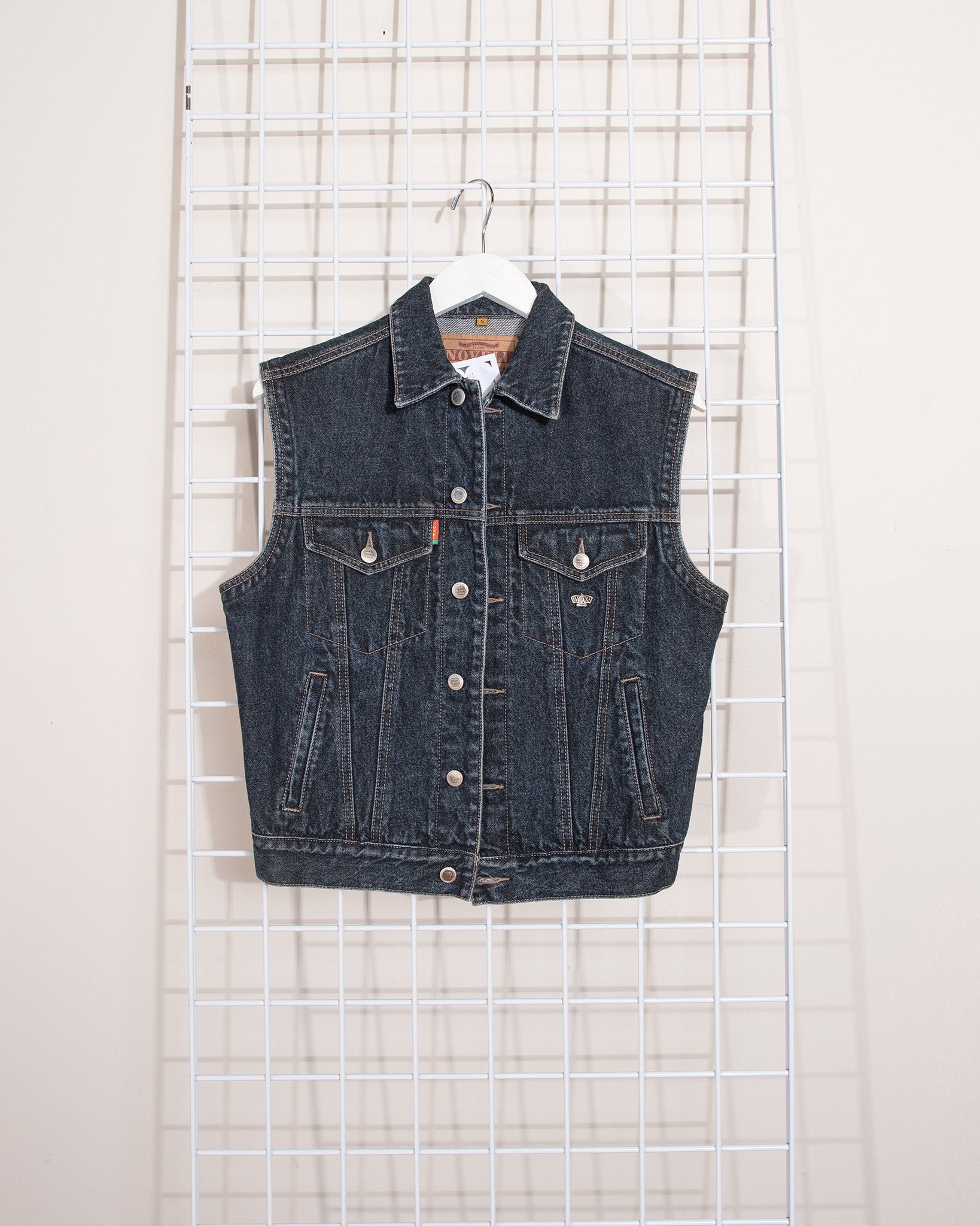 80s denim outlet vest