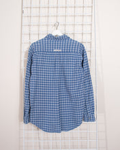 Load image into Gallery viewer, Blue Cotton Plaid Flannel Levis Med