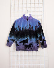 Load image into Gallery viewer, 90s Lavender Pony Fleece Jacket