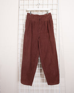 1980s Sienna Wide Wale Corduroy Trousers w 30