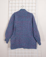 Load image into Gallery viewer, 1980s Lavender Purple Blue Mohair Jacket 3/4 Length
