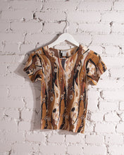 Load image into Gallery viewer, Floral Plissé Textured Stretch Top