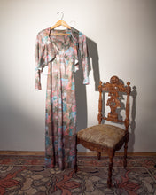 Load image into Gallery viewer, 1970s Painterly Psychedelic 2-Piece Spaghetti Strap Dress  Bolero