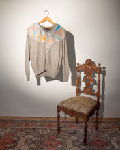 Load image into Gallery viewer, 1980s Norma Canada Mixed Fibre - Suede Knit and Ribbon Top
