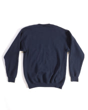 Load image into Gallery viewer, 90s Navy Sunflower Silkscreen Sweatshirt
