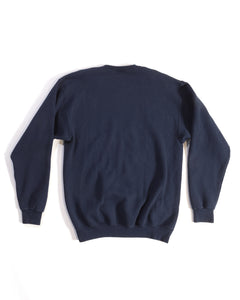 90s Navy Sunflower Silkscreen Sweatshirt