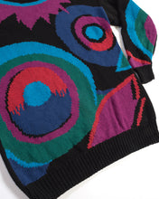 Load image into Gallery viewer, Perry Ellis 80s Cotton Knit Abstract Motif
